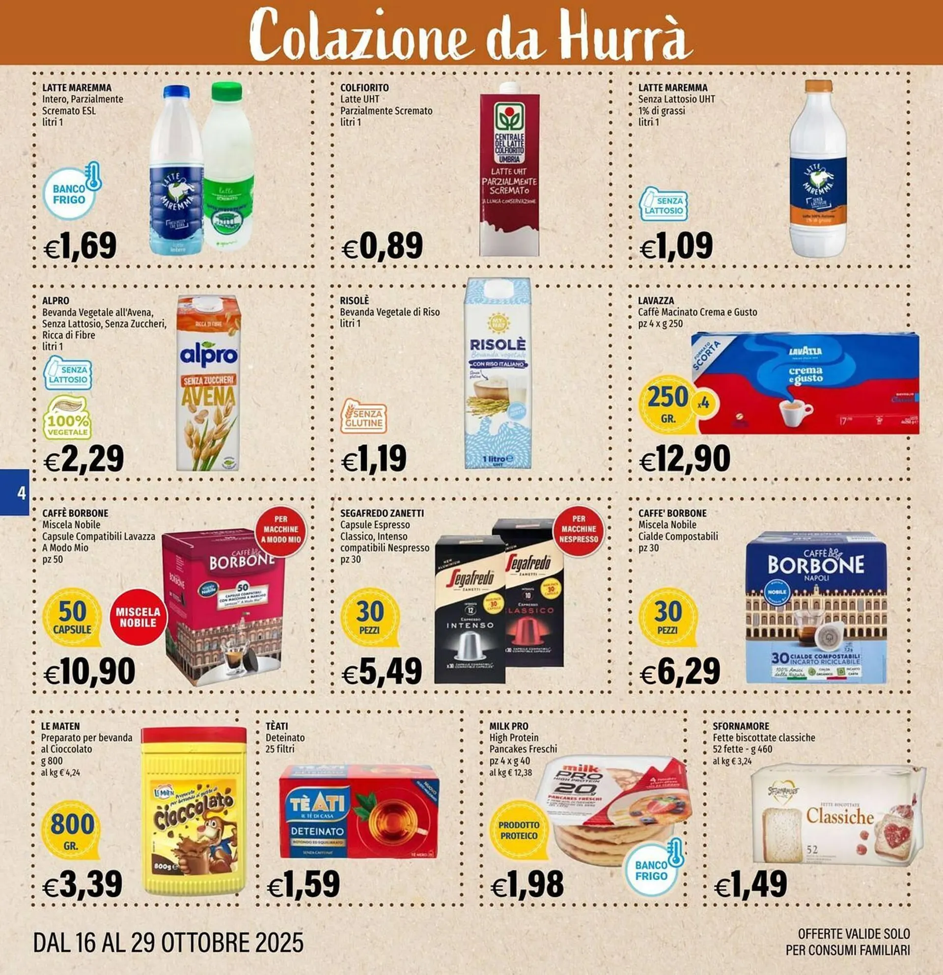 Volantino Hurrà da 16 ottobre a 29 ottobre di 2025 - Pagina del volantino 4
