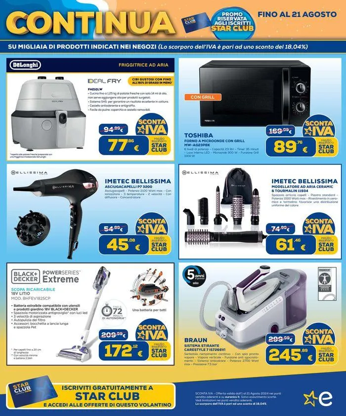 Sconta iva continua da 2 agosto a 21 agosto di 2024 - Pagina del volantino 41