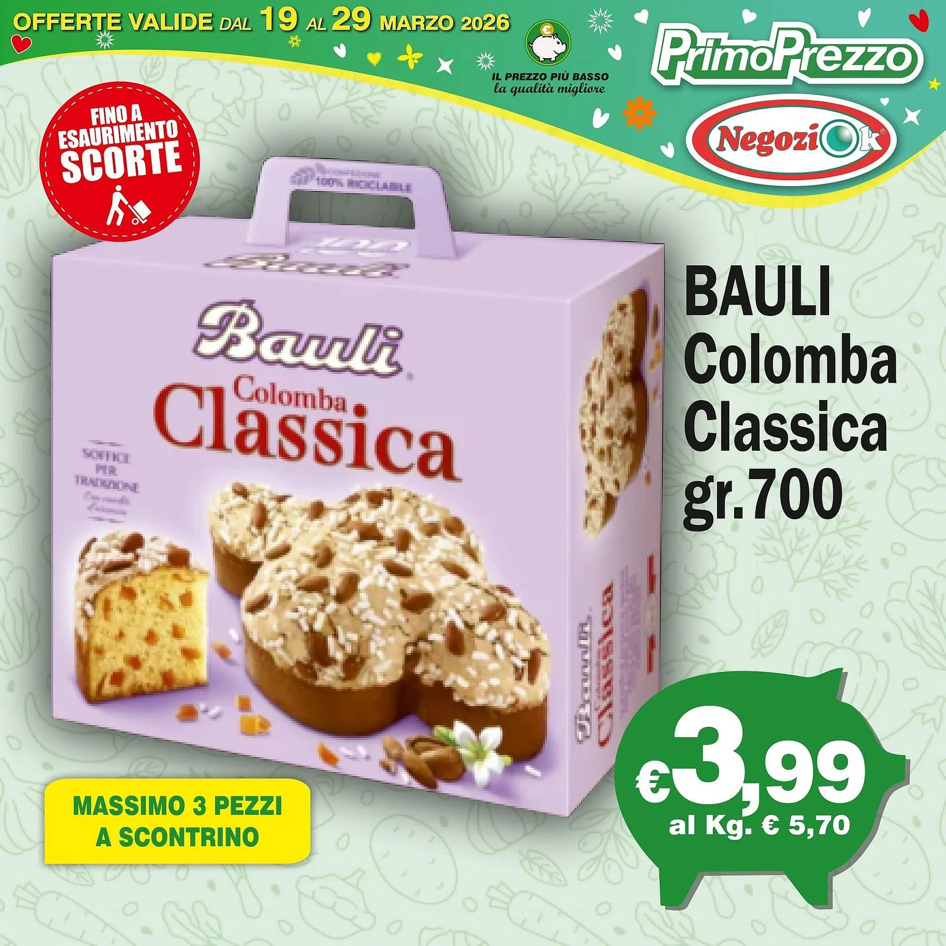 Volantino Primo Prezzo da 21 marzo a 29 marzo di 2026 - Pagina del volantino 1
