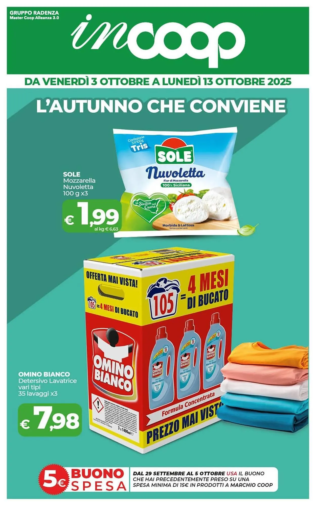 Volantino In Coop da 3 ottobre a 13 ottobre di 2025 - Pagina del volantino 1