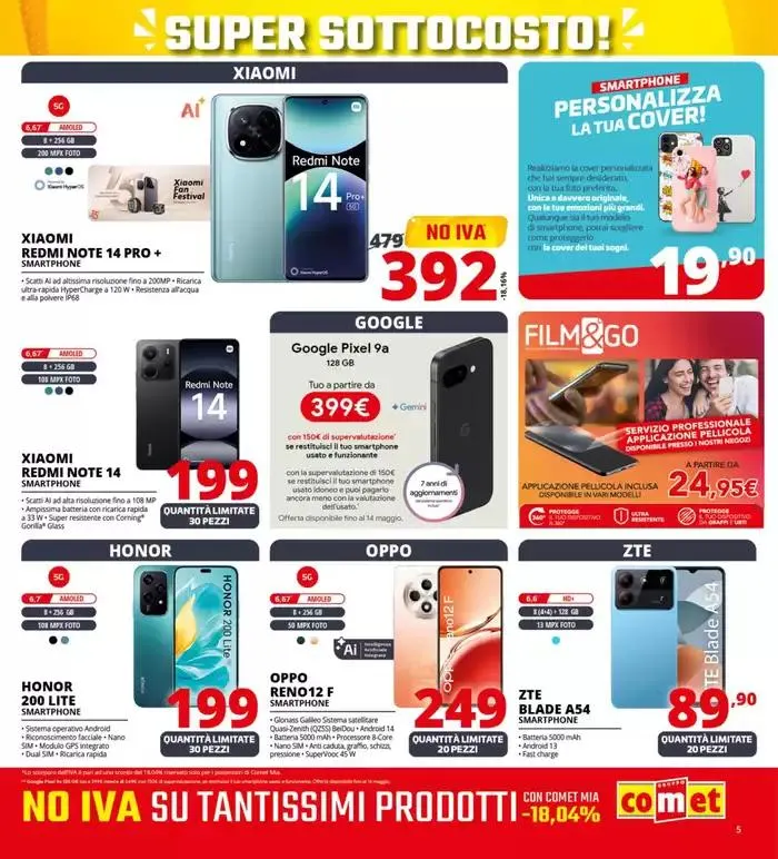 Sottocosto da Comet! da 8 maggio a 21 maggio di 2025 - Pagina del volantino 5
