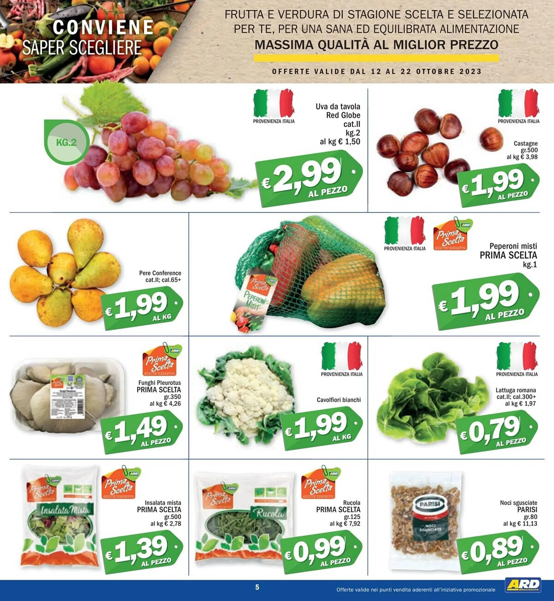 Volantino Ard Discount da 12 ottobre a 22 ottobre di 2023 - Pagina del volantino 5