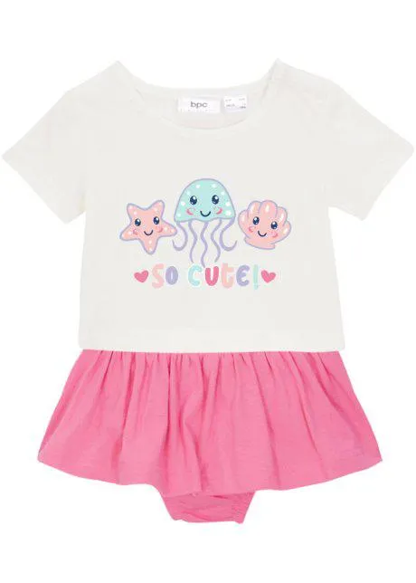 Maglia e gonna in cotone biologico (set 2 pezzi)