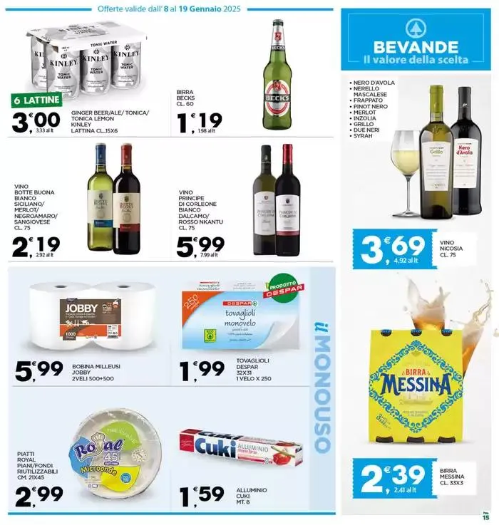 Prezzi shock da 8 gennaio a 19 gennaio di 2025 - Pagina del volantino 15