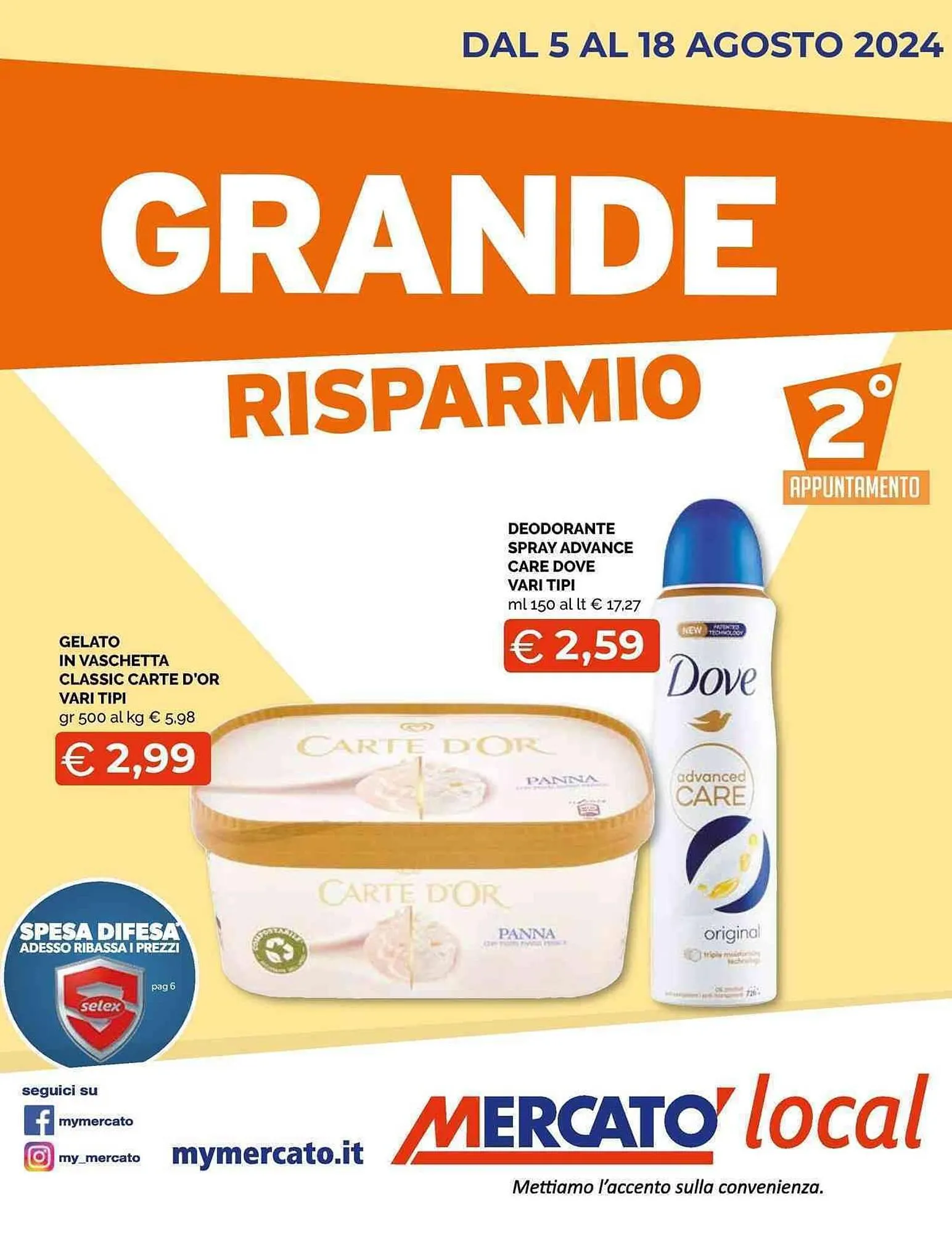 Volantino Mercatò Local da 5 agosto a 18 agosto di 2024 - Pagina del volantino 1