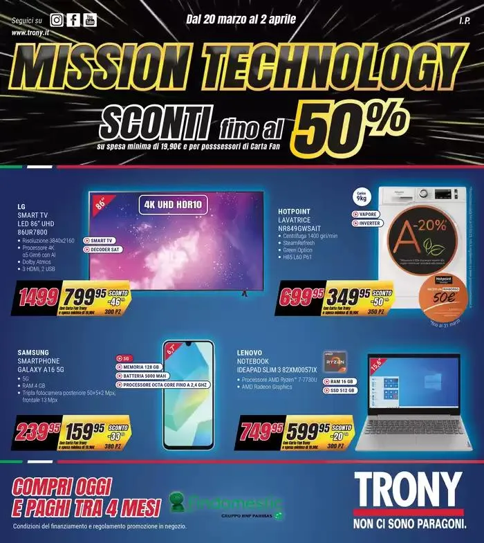 Sconti fino al 50% da 20 marzo a 2 aprile di 2025 - Pagina del volantino 1