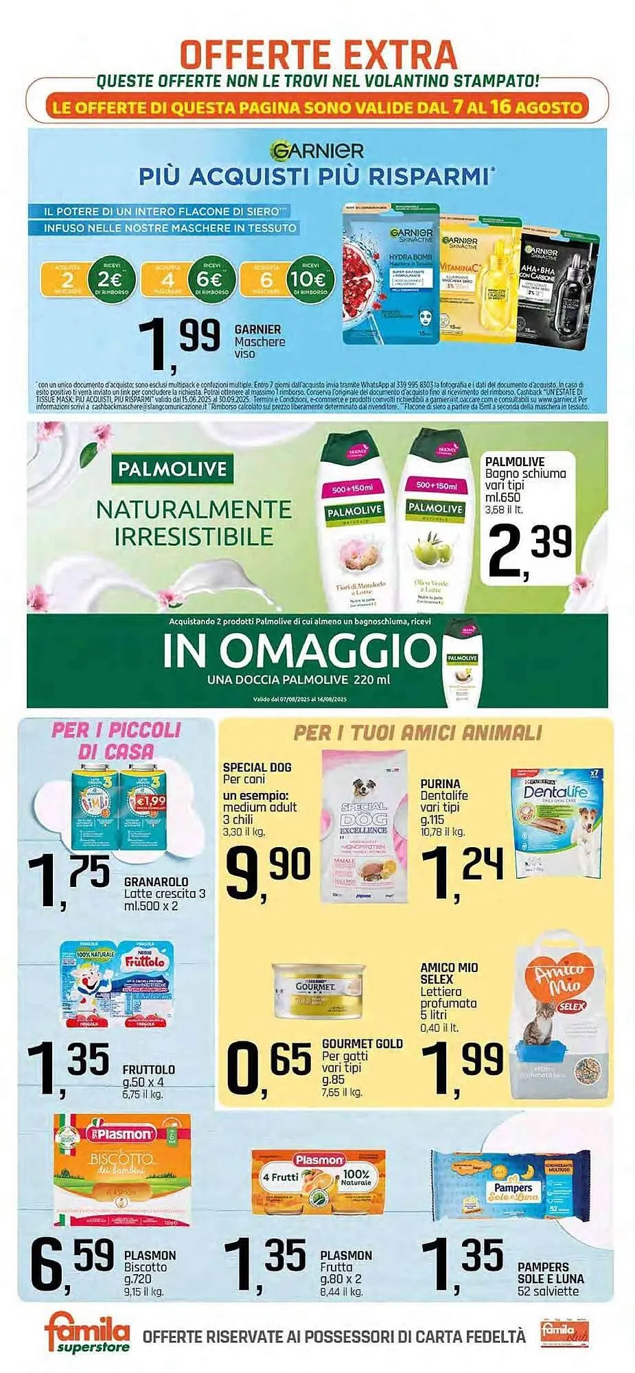 Volantino Famila Superstore da 7 agosto a 16 agosto di 2025 - Pagina del volantino 28