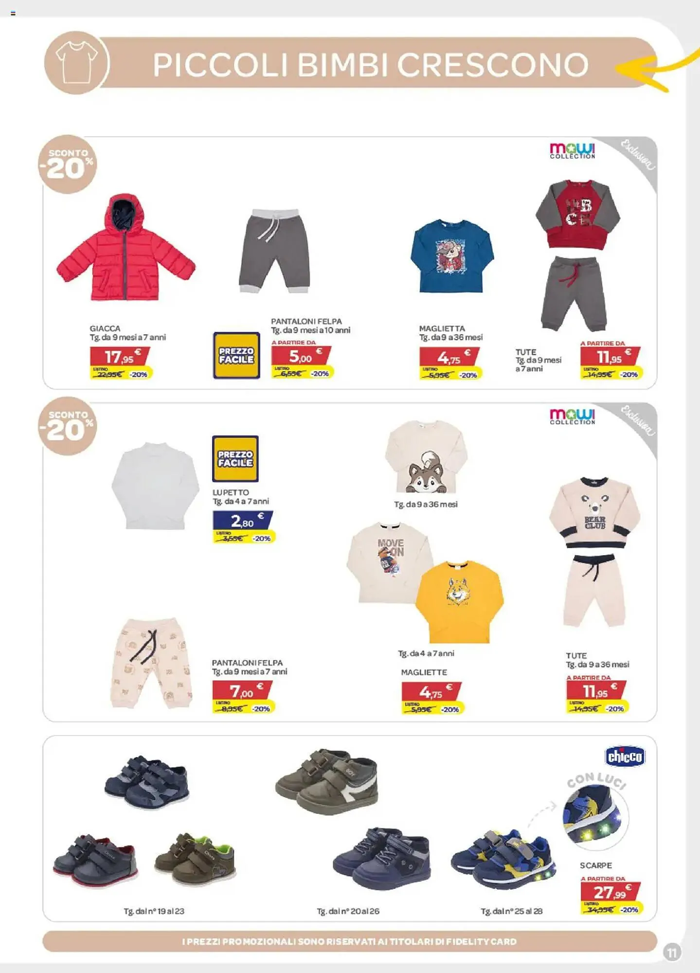 Volantino Bimbo Store da 16 ottobre a 19 novembre di 2025 - Pagina del volantino 11