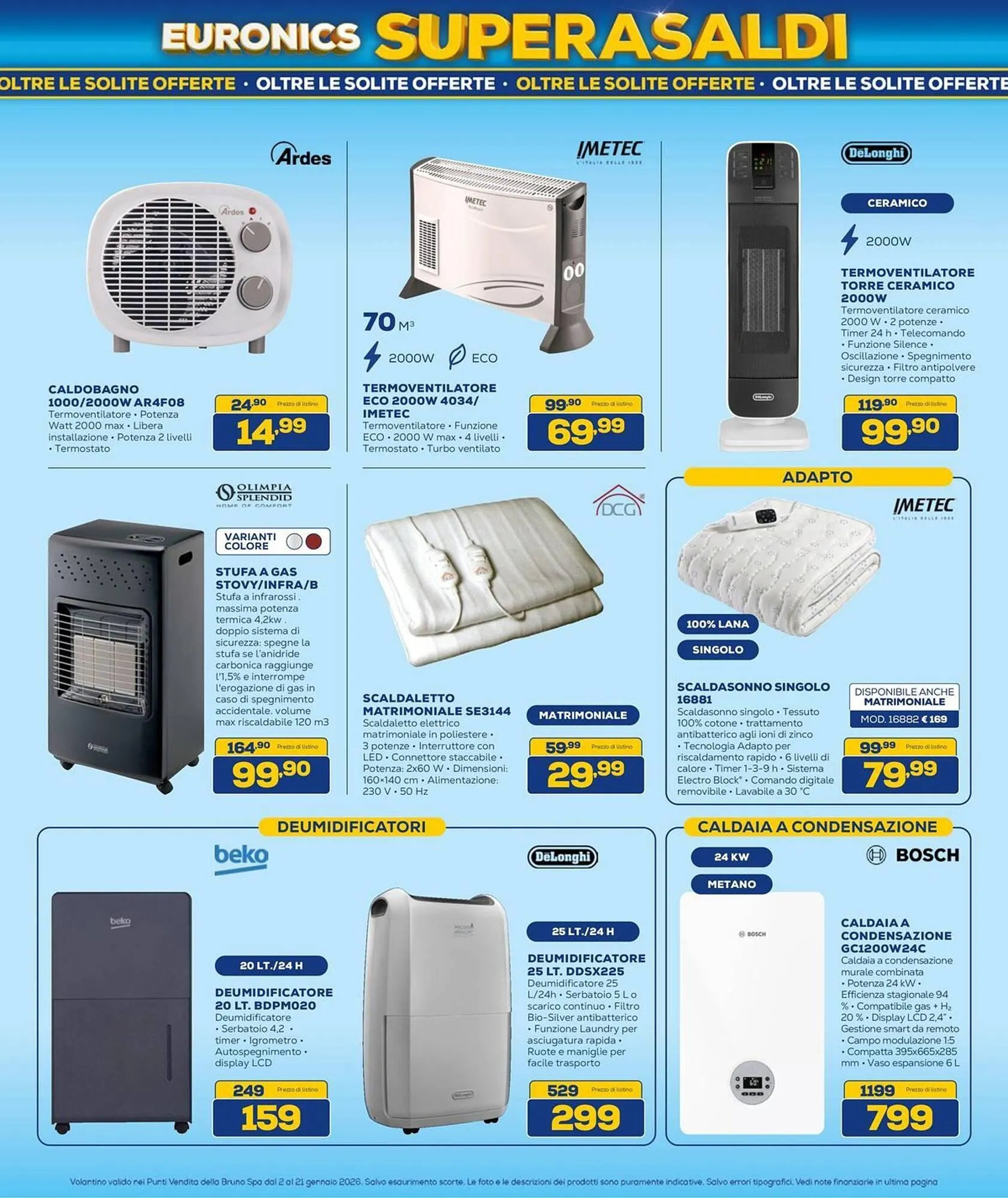 Volantino Euronics da 1 gennaio a 21 gennaio di 2026 - Pagina del volantino 22