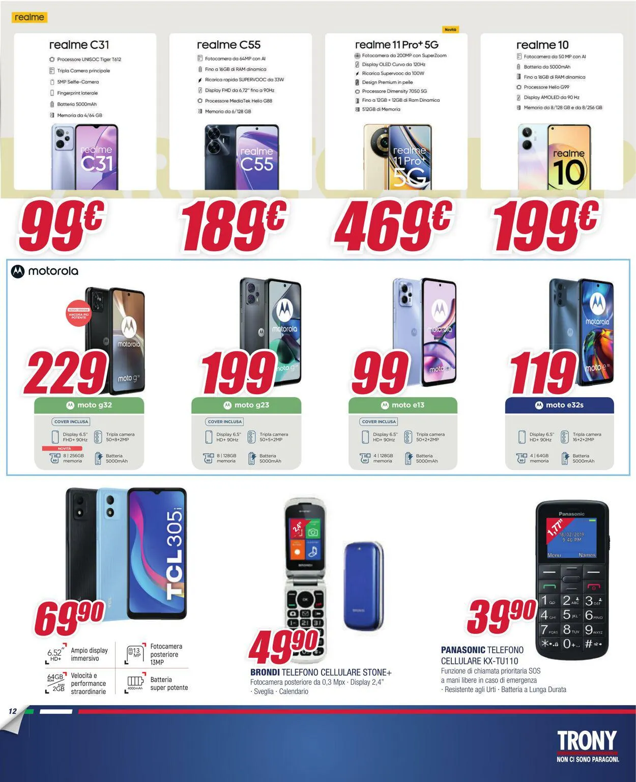 Trony - Napoli Volantino attuale da 20 luglio a 6 agosto di 2023 - Pagina del volantino 12