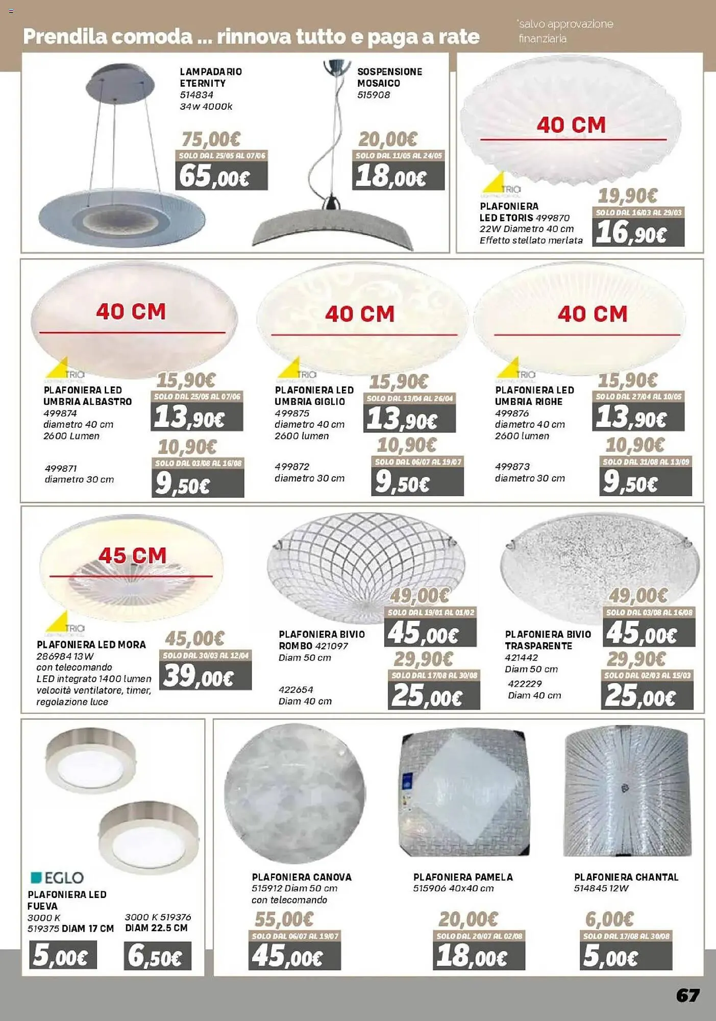 Volantino Orizzonte da 16 gennaio a 27 settembre di 2026 - Pagina del volantino 67