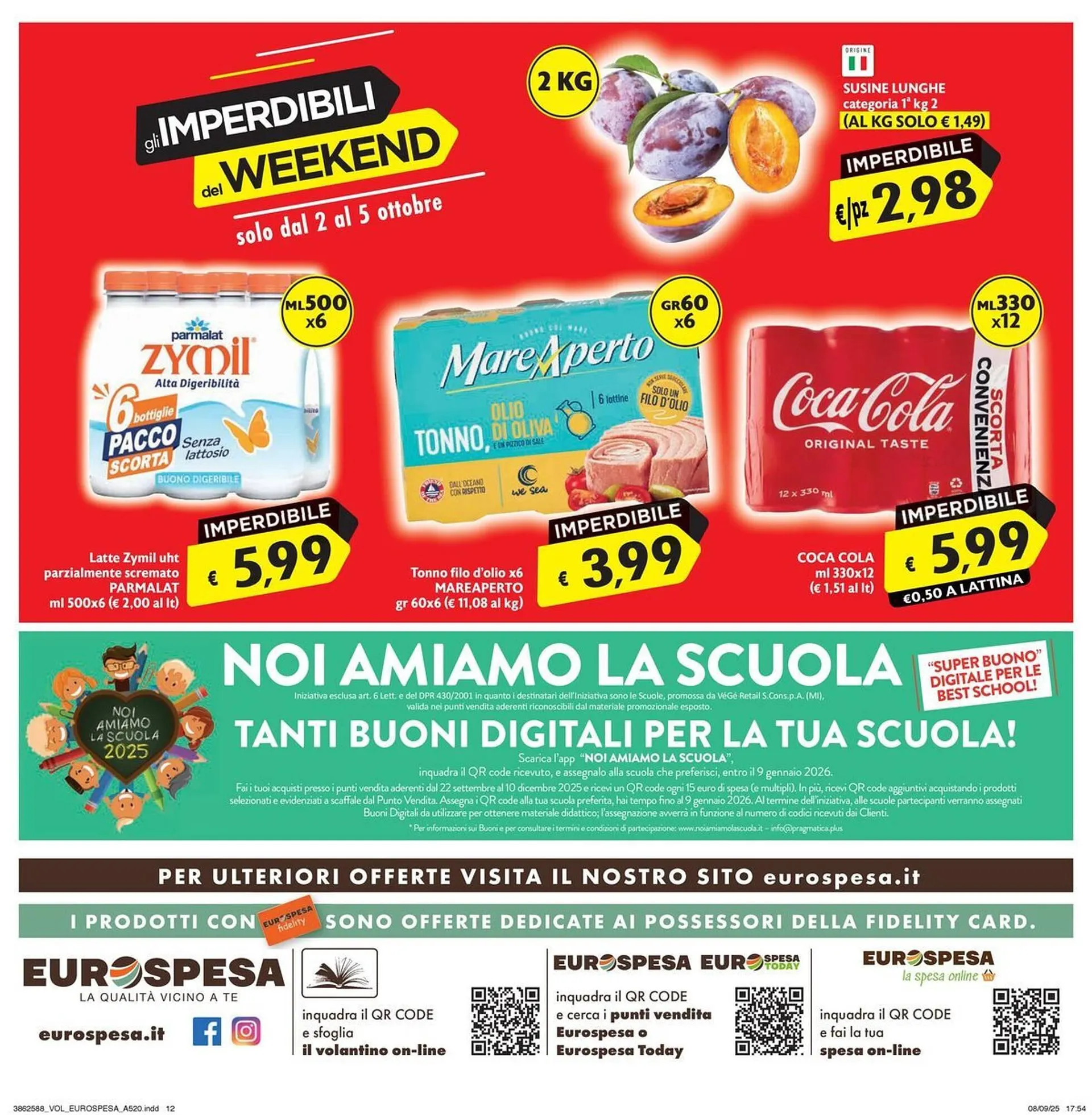 Volantino Eurospesa da 25 settembre a 9 ottobre di 2025 - Pagina del volantino 12