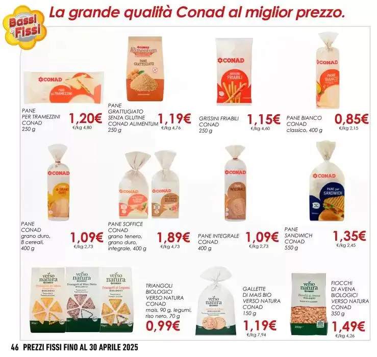 BASSI & FISSI da 2 gennaio a 30 aprile di 2025 - Pagina del volantino 46