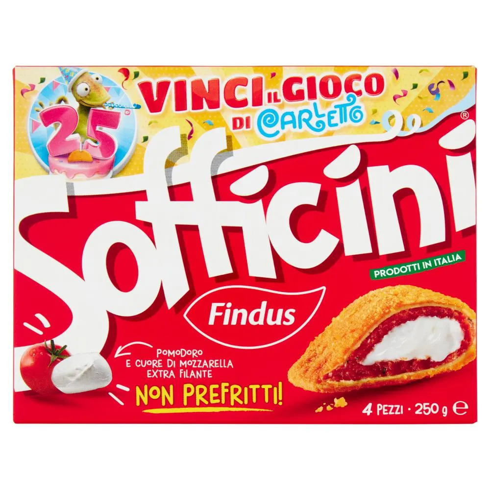 Sofficini Findus 4 Sofficini Pomodoro più Mozzarella 250 g