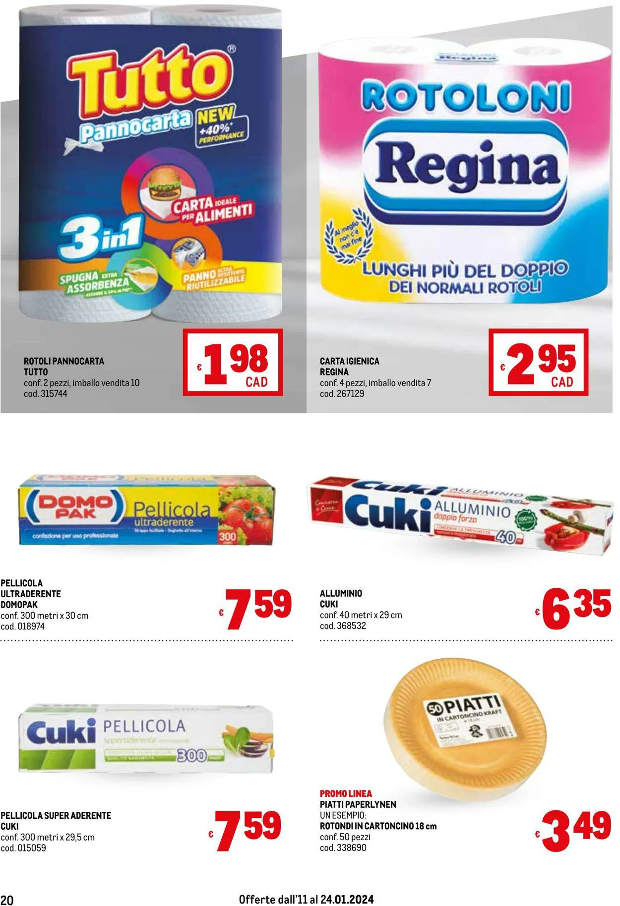 Metro Volantino attuale da 3 luglio a 17 luglio di 2024 - Pagina del volantino 20