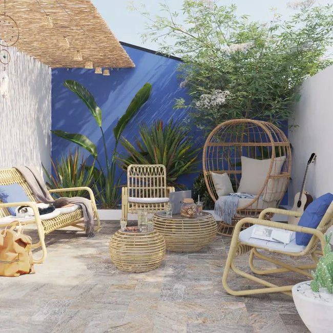 Piastrella da pavimento Myrtos beige 20x40 per esterno, 20x40 cm sp. 8.2 mm effetto pietra beige Vedi i dettagli del prodotto