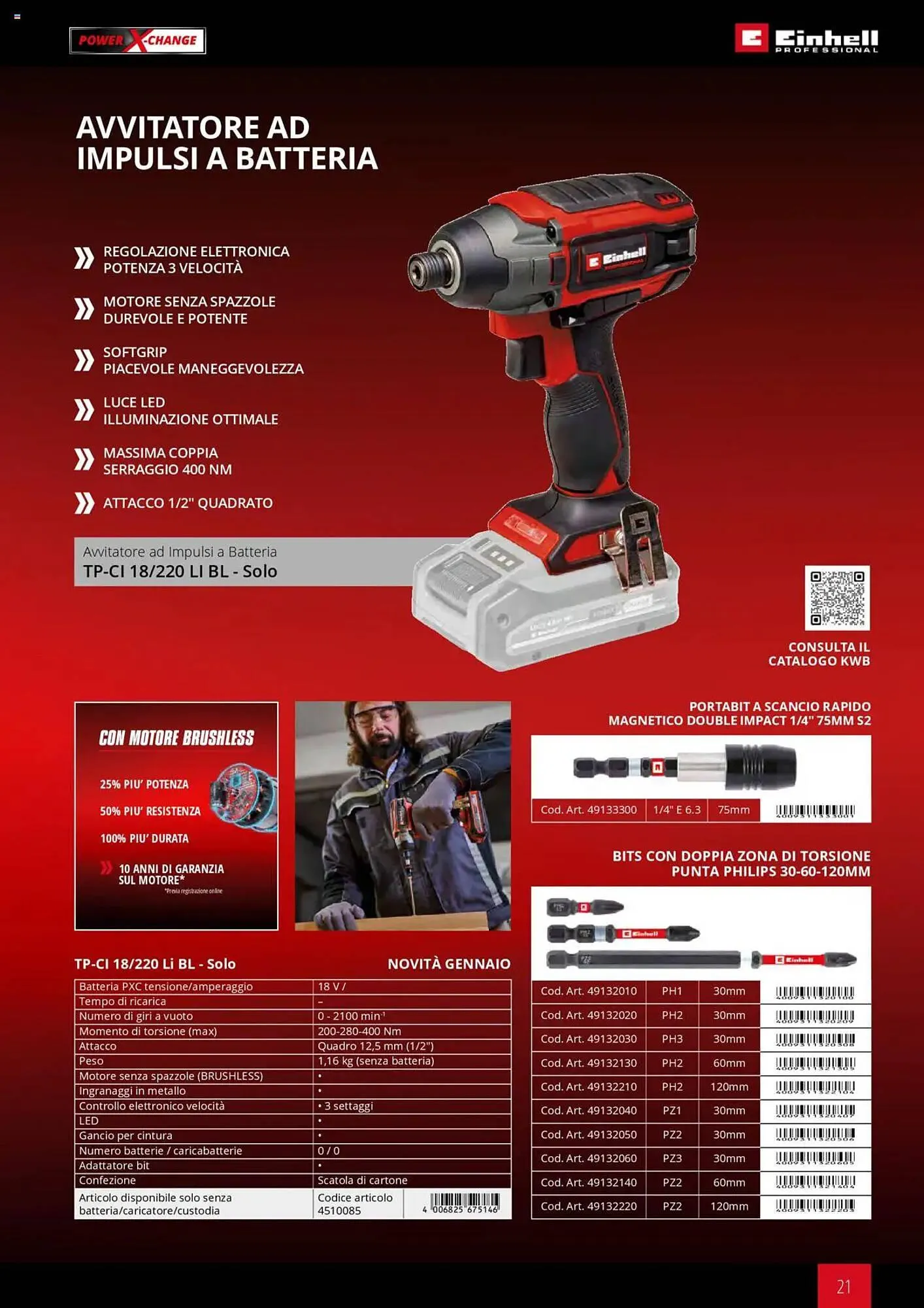 Volantino Einhell da 6 febbraio a 6 febbraio di 2026 - Pagina del volantino 21