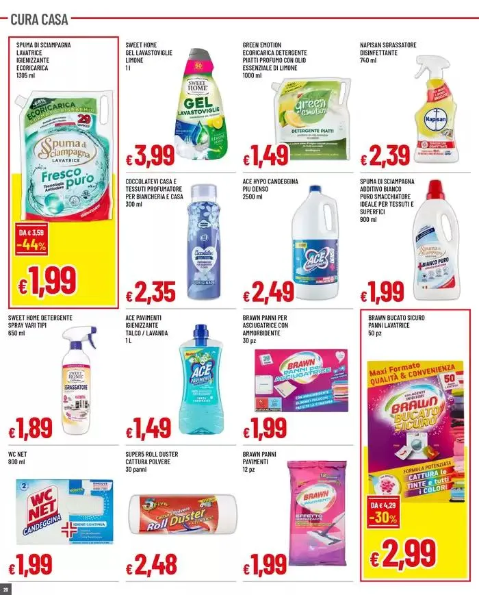 GRANDI MARCHE - SCONTI FINO AL 50% da 6 marzo a 16 marzo di 2025 - Pagina del volantino 20