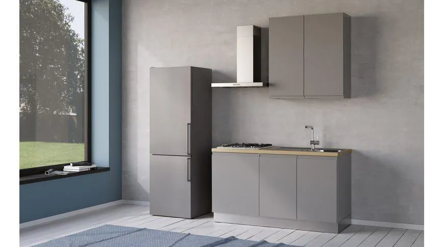 Iris cucina 150 cm colore grigio chiaro