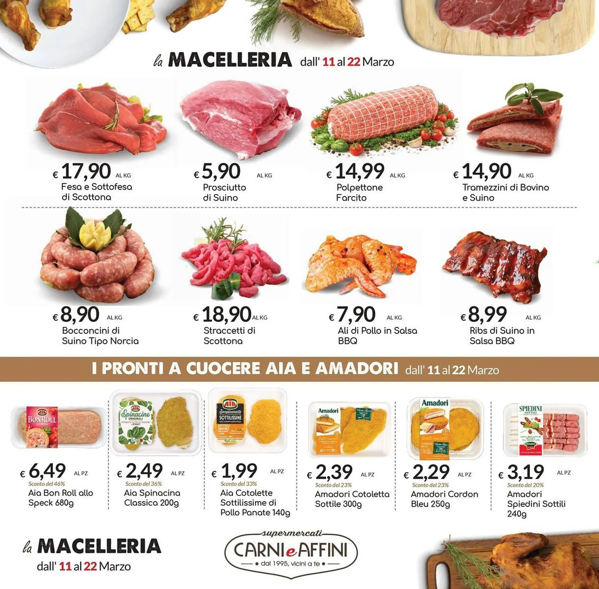Volantino Carni e Affini Supermercati da 11 marzo a 5 aprile di 2026 - Pagina del volantino 2