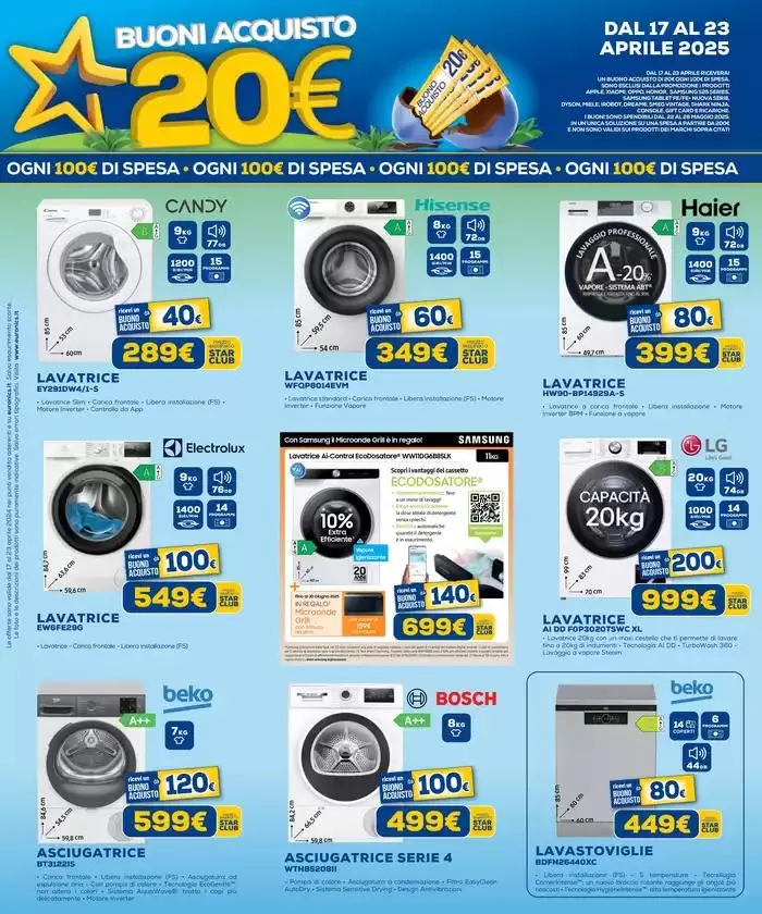 Buoni acquisti: 20 euro da 17 aprile a 23 aprile di 2025 - Pagina del volantino 17