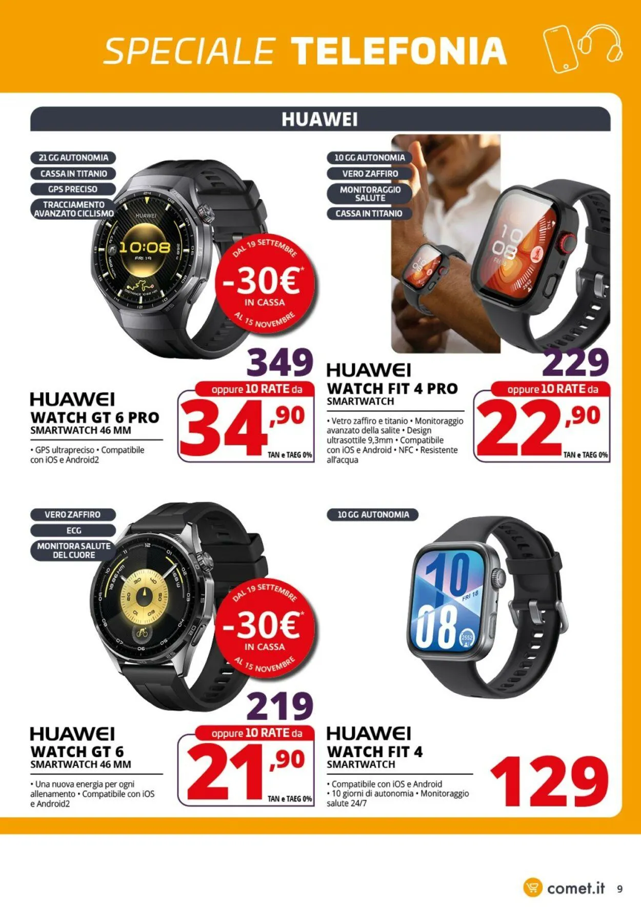 Comet Volantino attuale da 24 ottobre a 30 ottobre di 2025 - Pagina del volantino 9