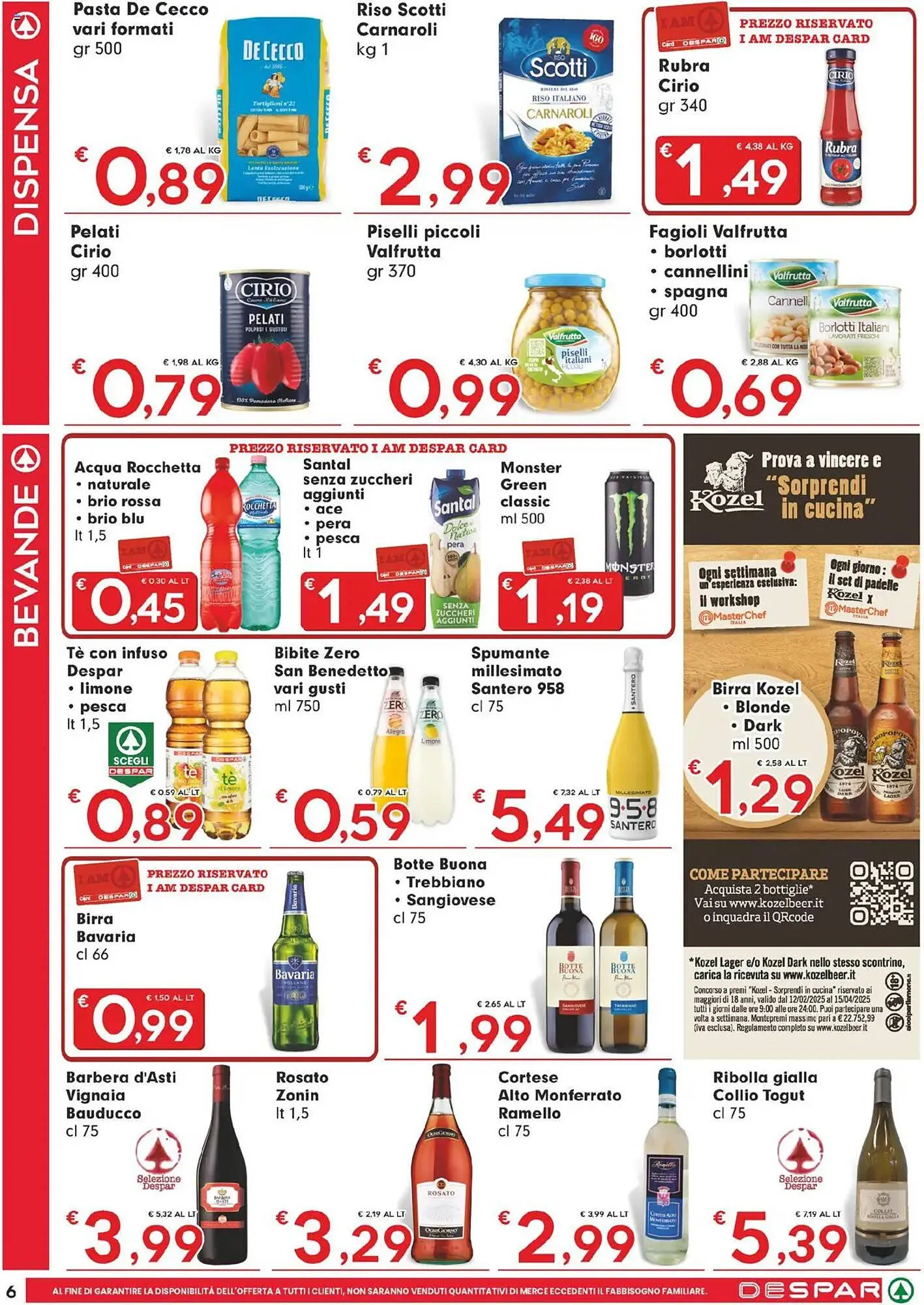 Volantino Despar da 27 marzo a 9 aprile di 2025 - Pagina del volantino 6