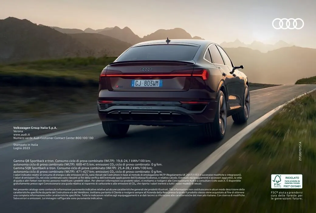 Audi Q8 Sportback e-tron da 10 agosto a 31 gennaio di 2028 - Pagina del volantino 11