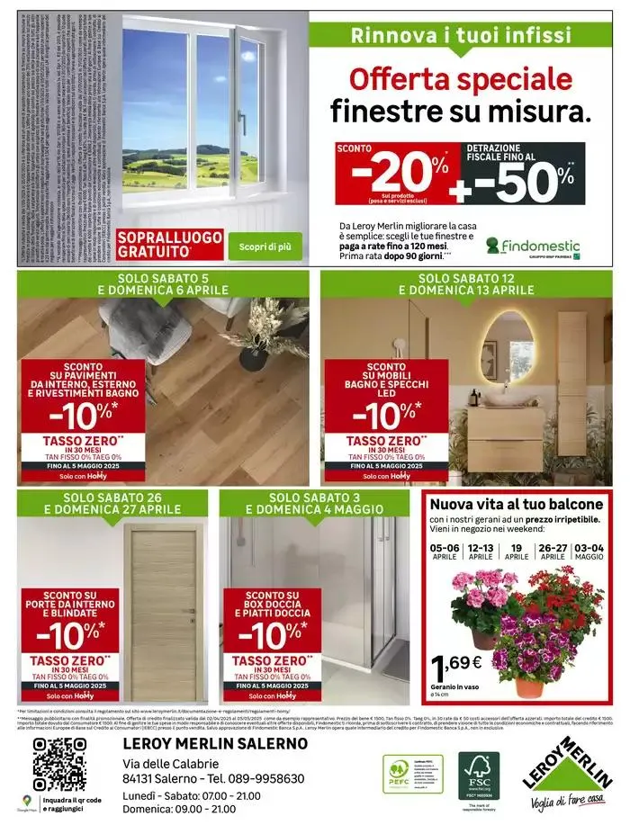 Nuova apertura di Leroy Merlin a Salerno! da 2 aprile a 5 maggio di 2025 - Pagina del volantino 24