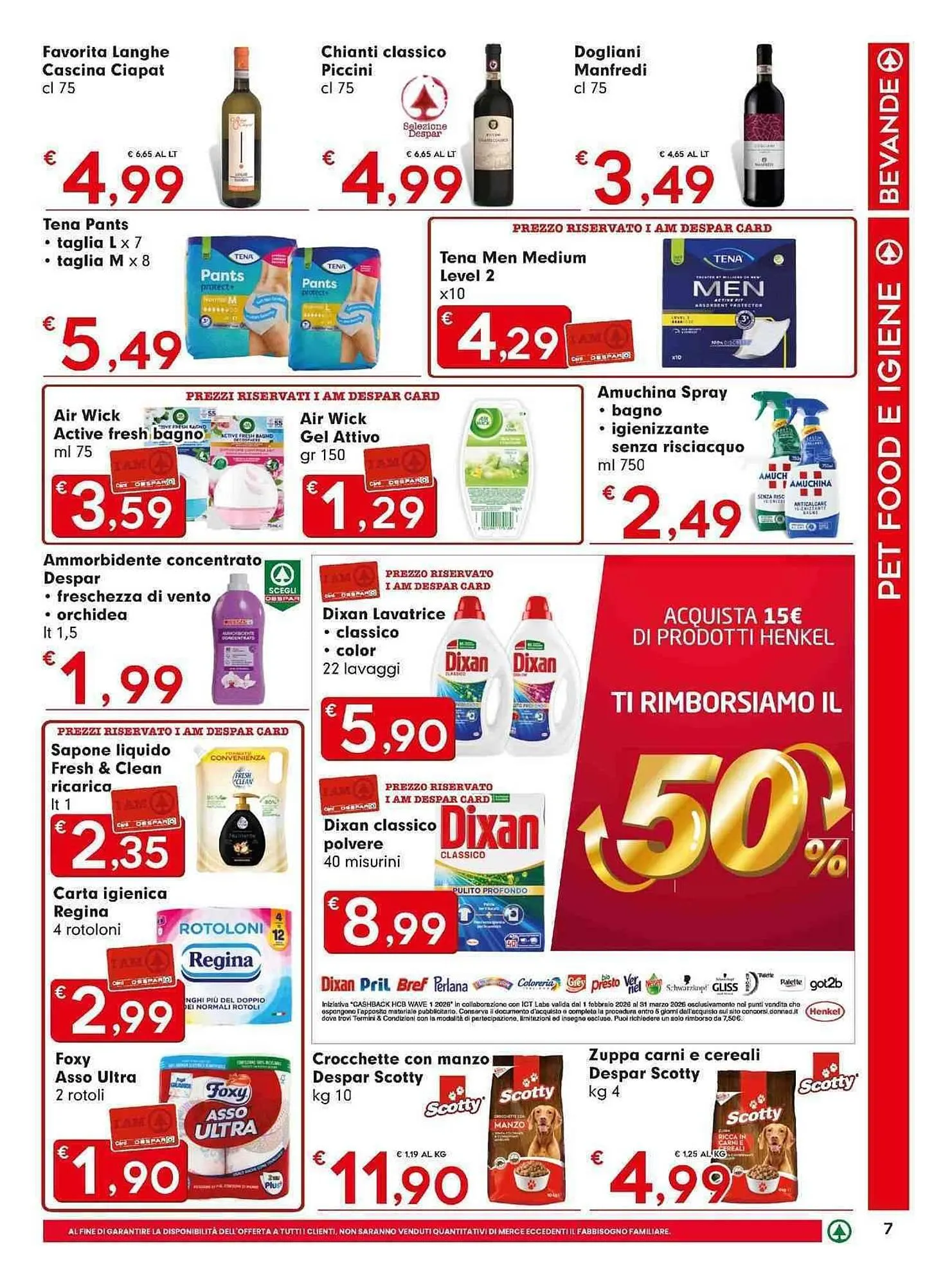 Volantino Despar da 12 marzo a 25 marzo di 2026 - Pagina del volantino 7