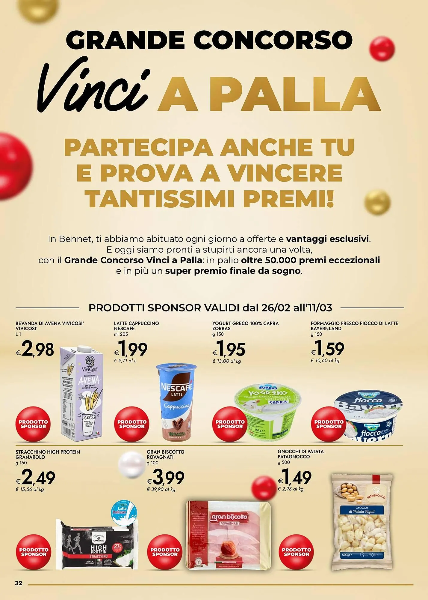 Volantino Bennet da 26 febbraio a 11 marzo di 2026 - Pagina del volantino 32