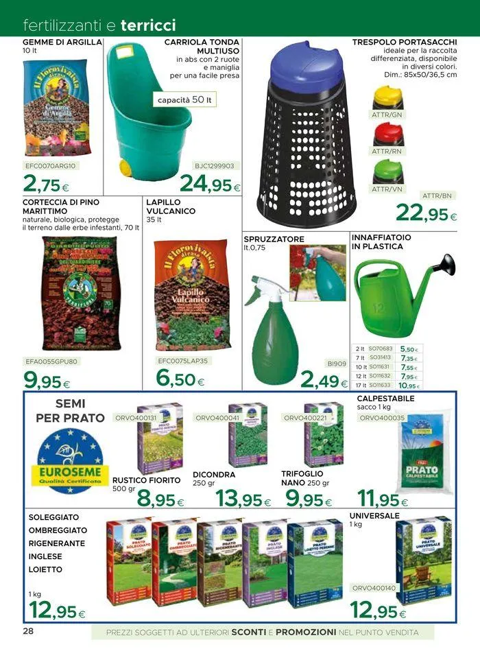 Catalogo giardino 2024 da 19 giugno a 31 agosto di 2024 - Pagina del volantino 28