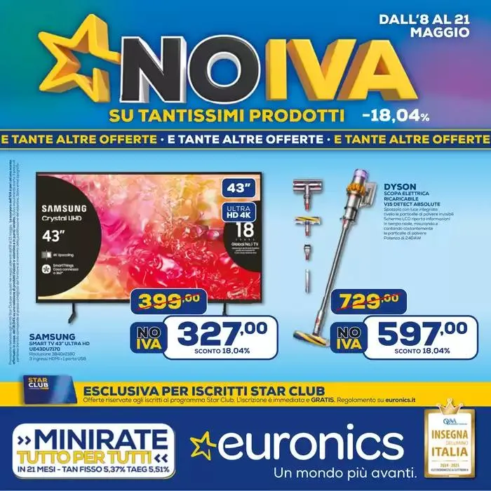 No IVA da 8 maggio a 21 maggio di 2025 - Pagina del volantino 1