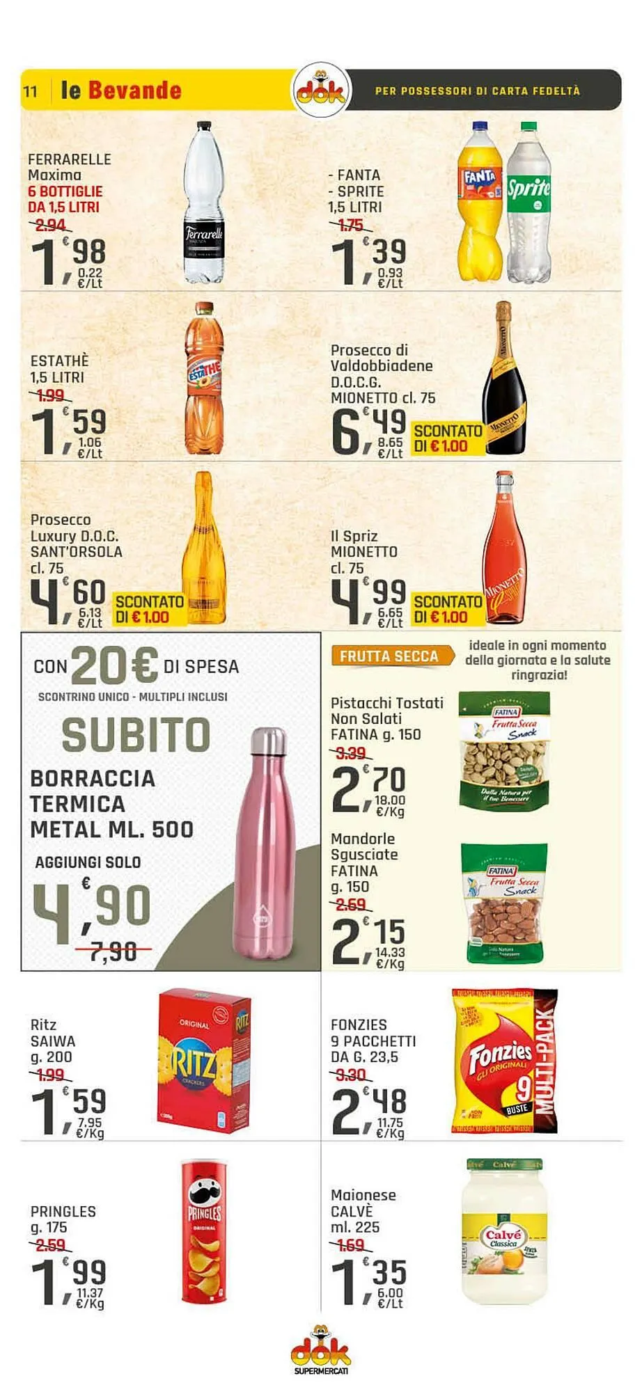 Volantino Supermercati Dok da 8 agosto a 15 agosto di 2025 - Pagina del volantino 11