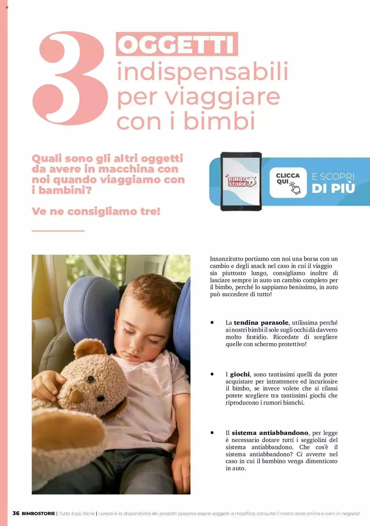 Bimbo store - Catalogo - Numero 3 da 3 gennaio a 31 gennaio di 2024 - Pagina del volantino 36