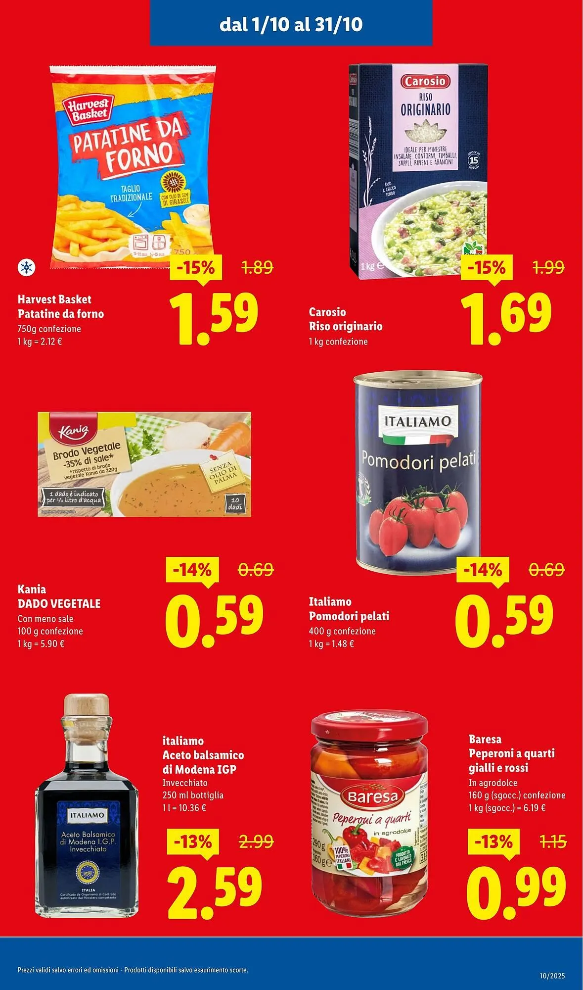Volantino Lidl da 1 ottobre a 31 ottobre di 2025 - Pagina del volantino 7