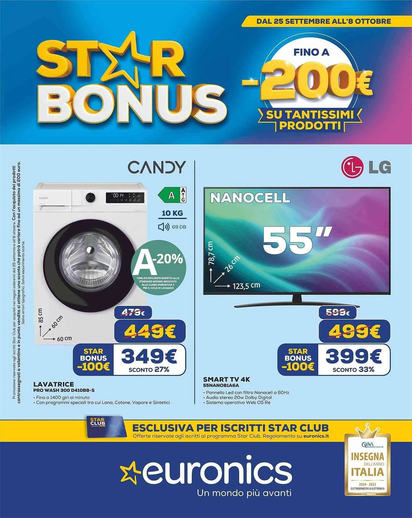 Volantino Euronics da 25 settembre a 8 ottobre di 2025 - Pagina del volantino 1