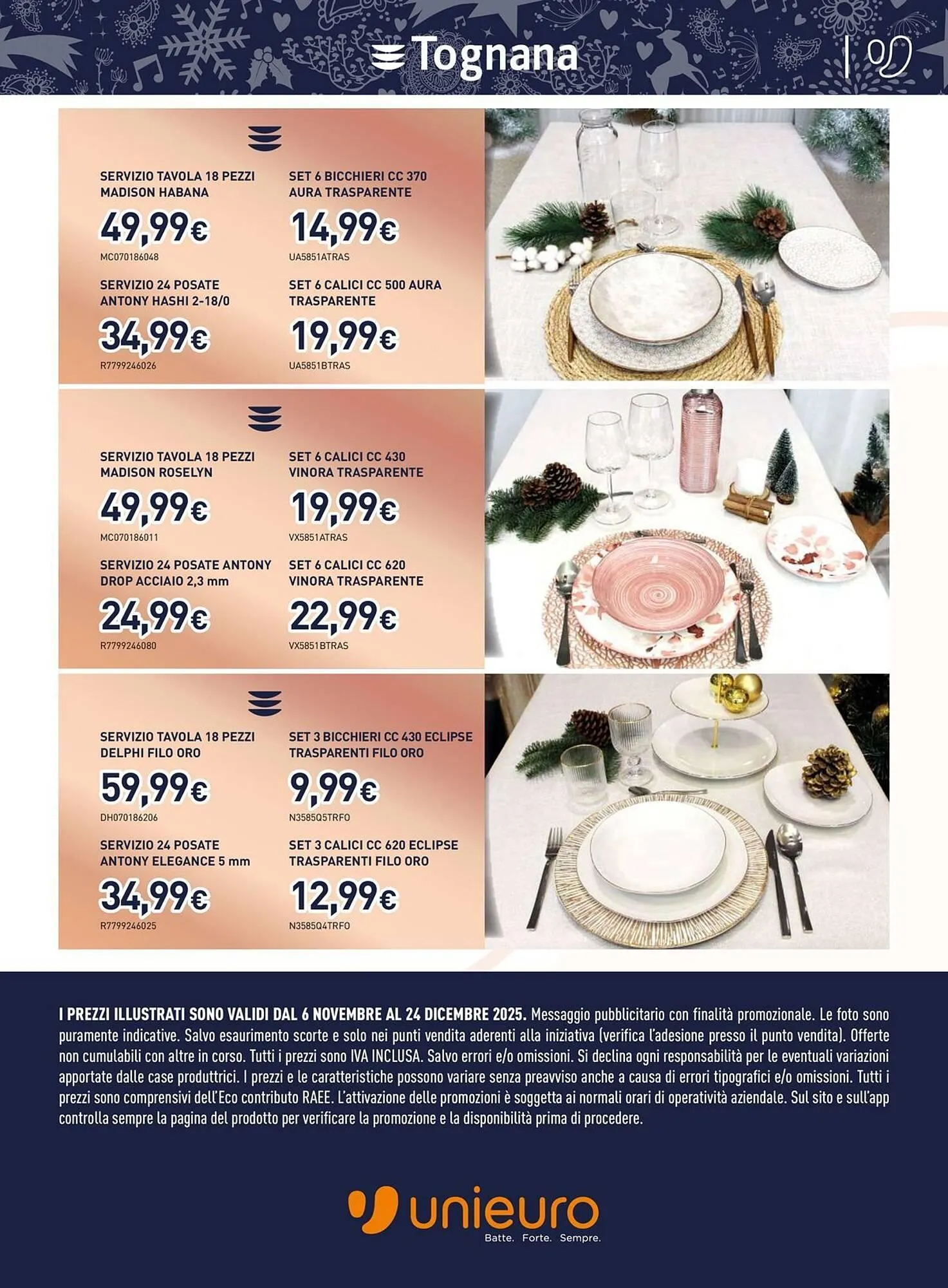 Volantino Unieuro da 6 novembre a 24 dicembre di 2025 - Pagina del volantino 20