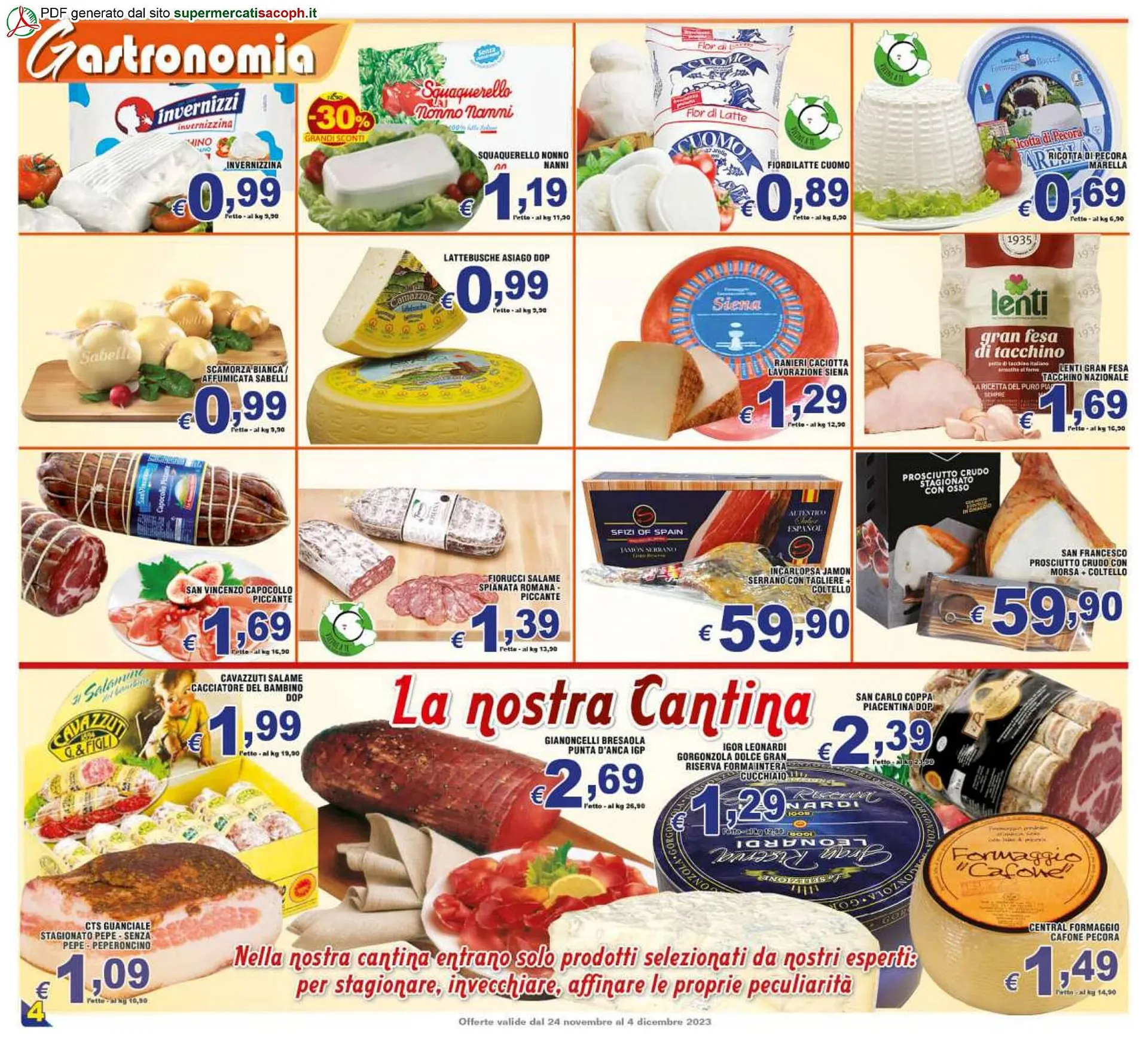 Volantino Sacoph da 24 novembre a 4 dicembre di 2023 - Pagina del volantino 4