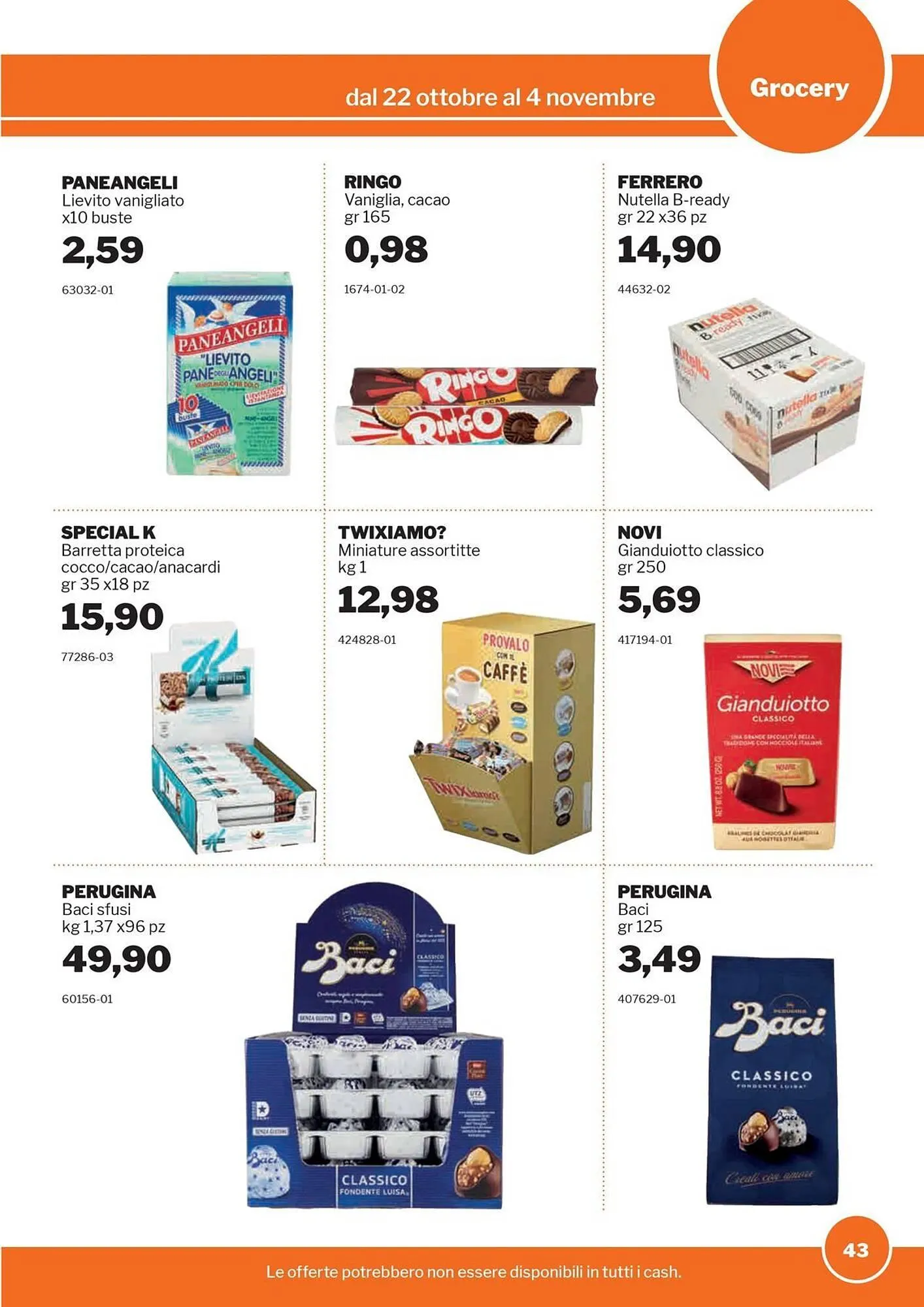 Volantino GrosMarket da 22 ottobre a 4 novembre di 2025 - Pagina del volantino 43