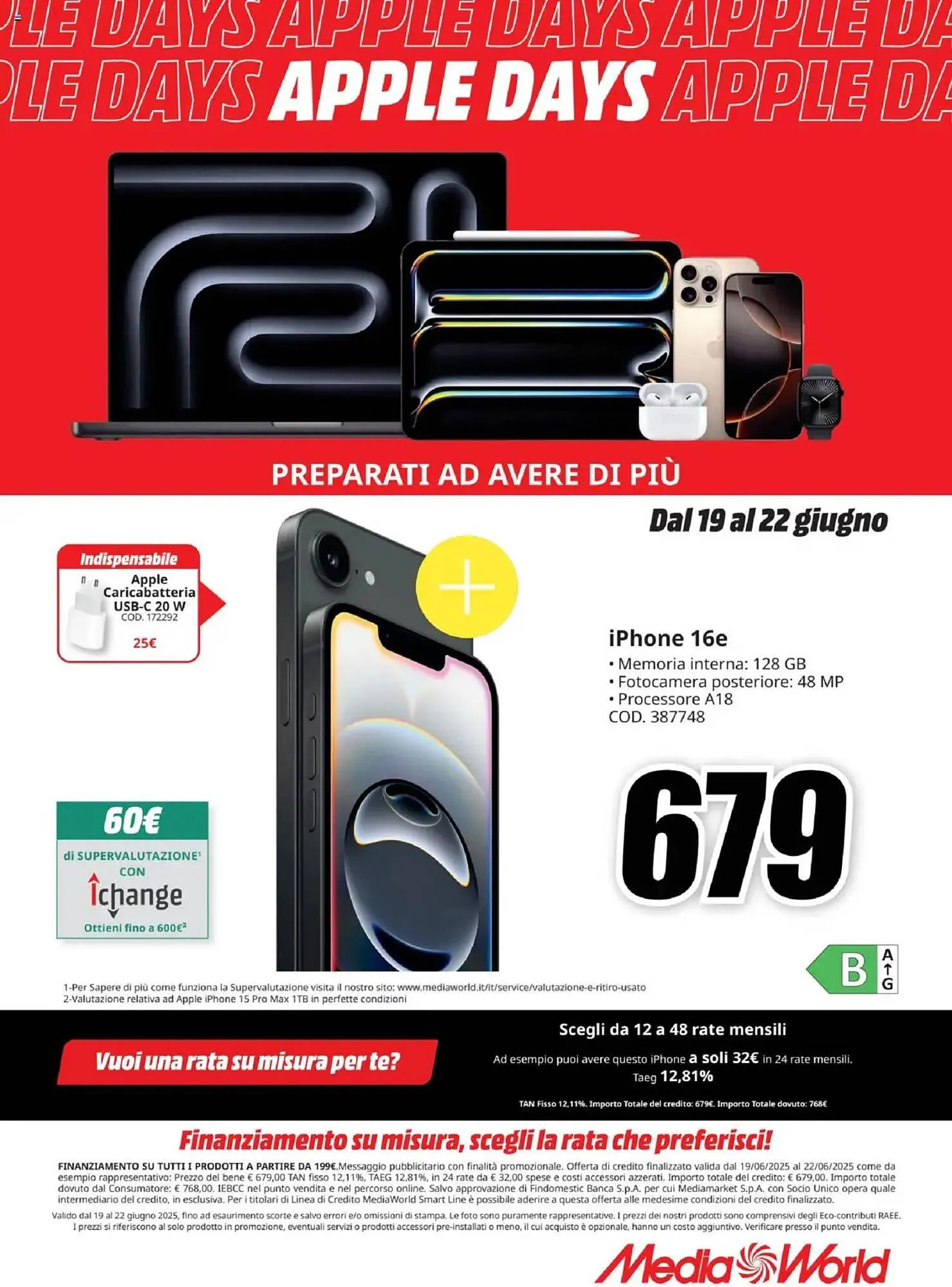 Volantino MediaWorld da 19 giugno a 22 giugno di 2025 - Pagina del volantino 3