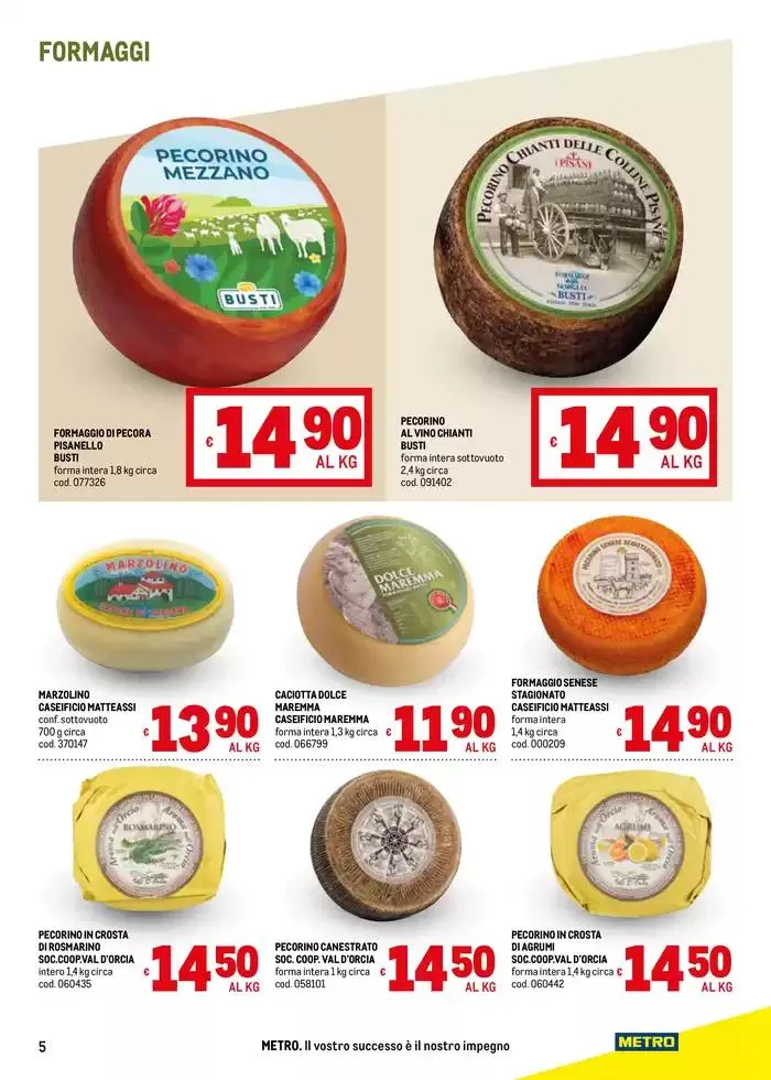 Sapori d'Italia -Toscana da 7 aprile a 30 aprile di 2025 - Pagina del volantino 5