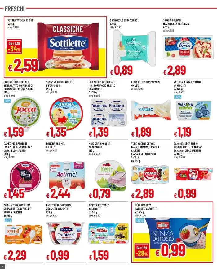 SOTTOCOSTO da 28 marzo a 5 aprile di 2025 - Pagina del volantino 14