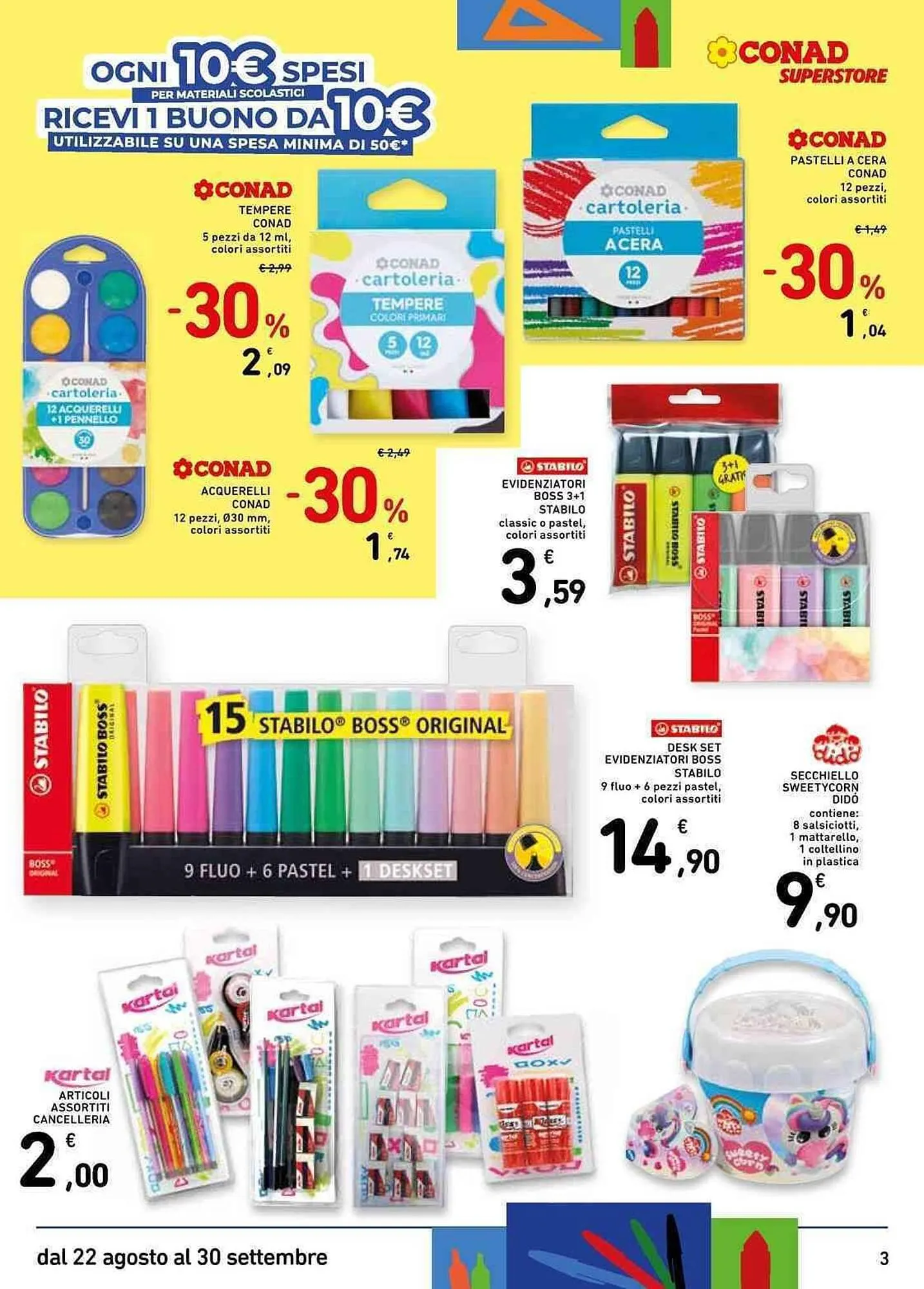 Volantino Conad da 22 agosto a 30 settembre di 2025 - Pagina del volantino 3