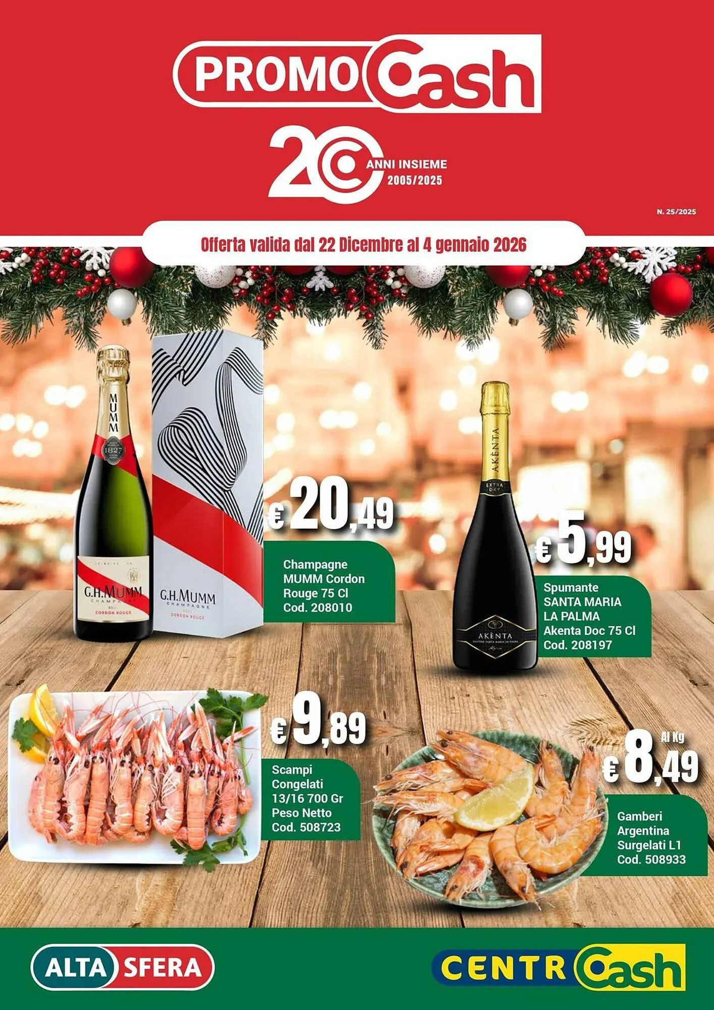 Volantino Centro Cash da 22 dicembre a 4 gennaio di 2026 - Pagina del volantino 1