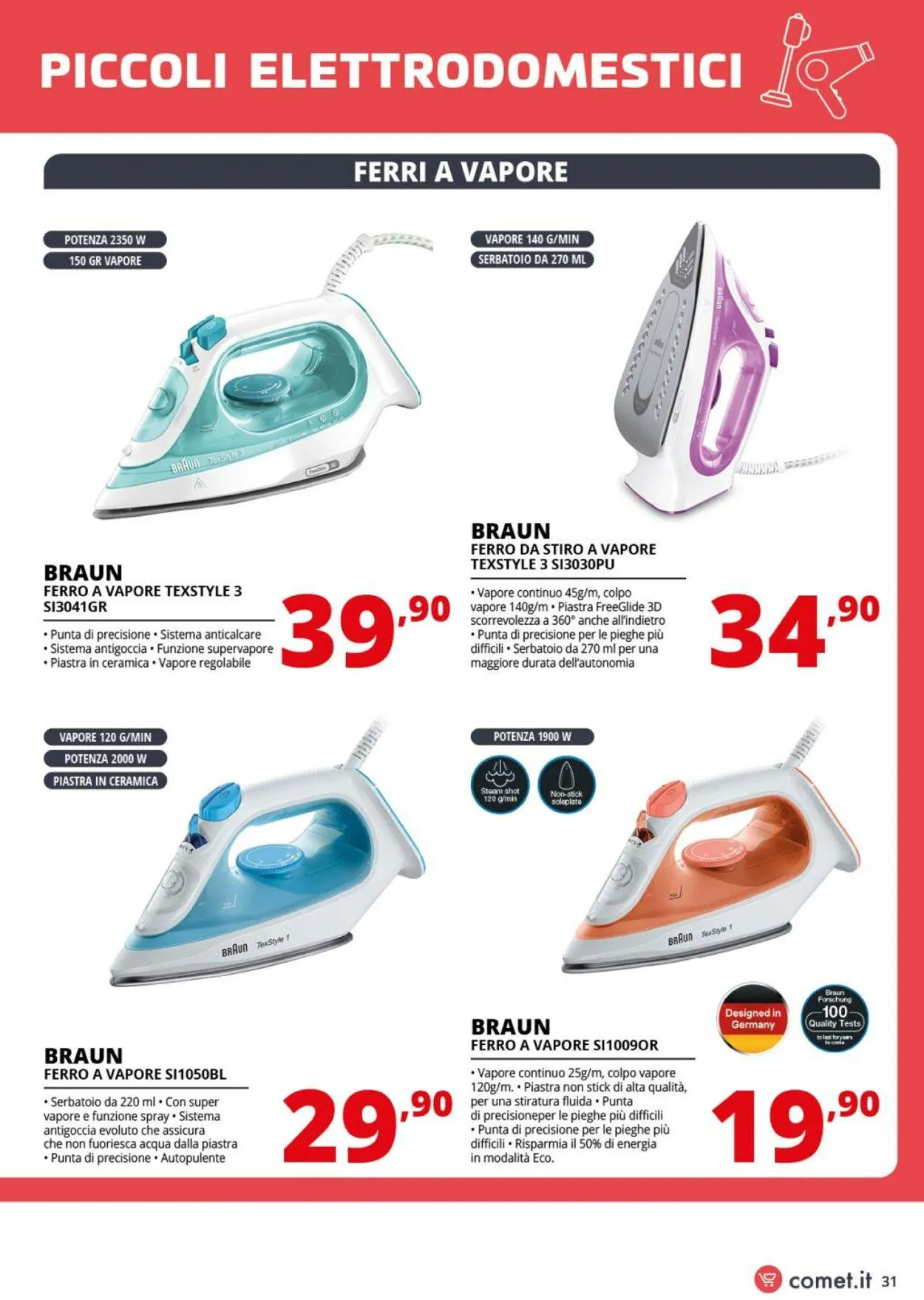 Comet Volantino attuale da 22 agosto a 11 settembre di 2025 - Pagina del volantino 31