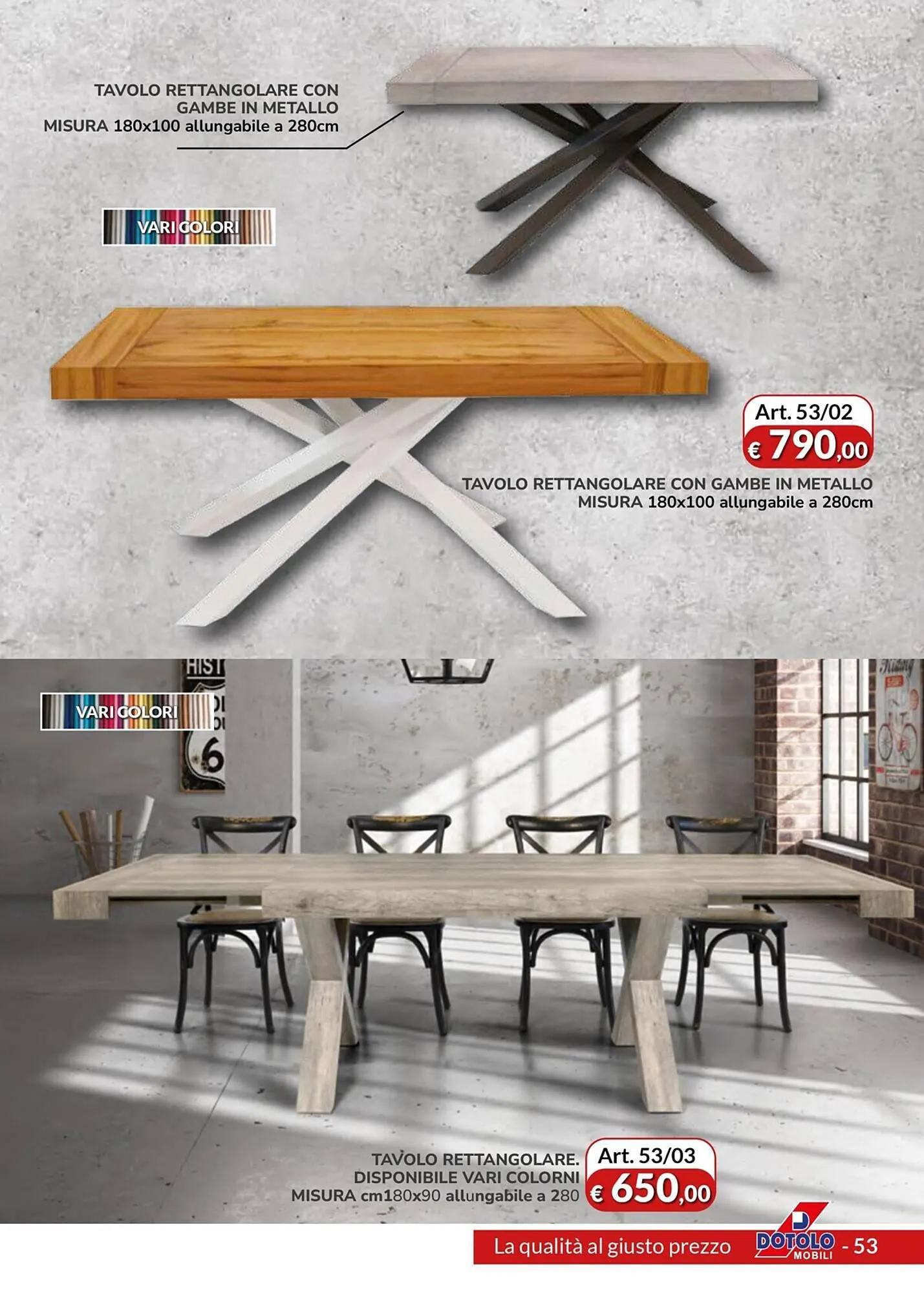 Volantino Dotolo Mobili da 12 luglio a 31 dicembre di 2024 - Pagina del volantino 53