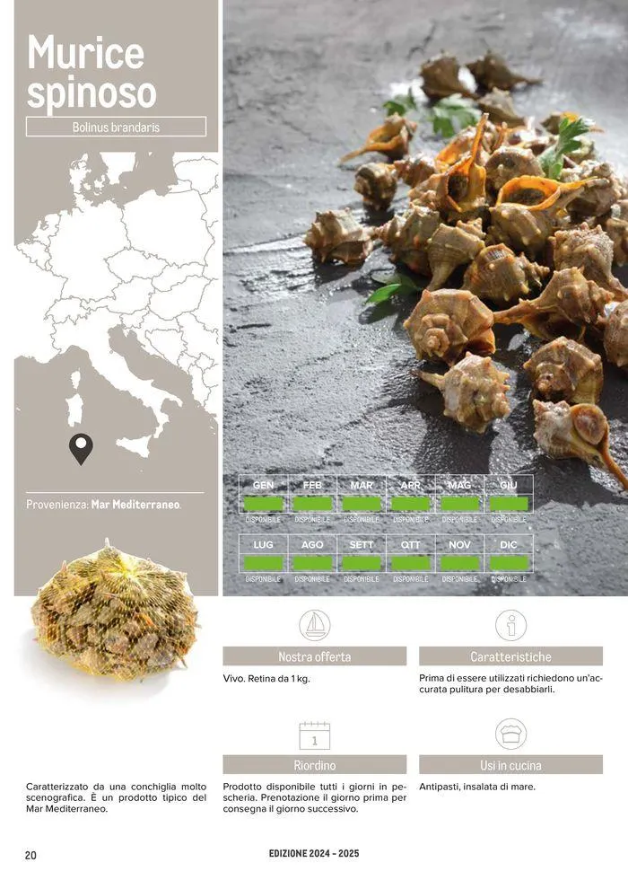 Catalogo Frutti di mare da 11 luglio a 31 luglio di 2025 - Pagina del volantino 20