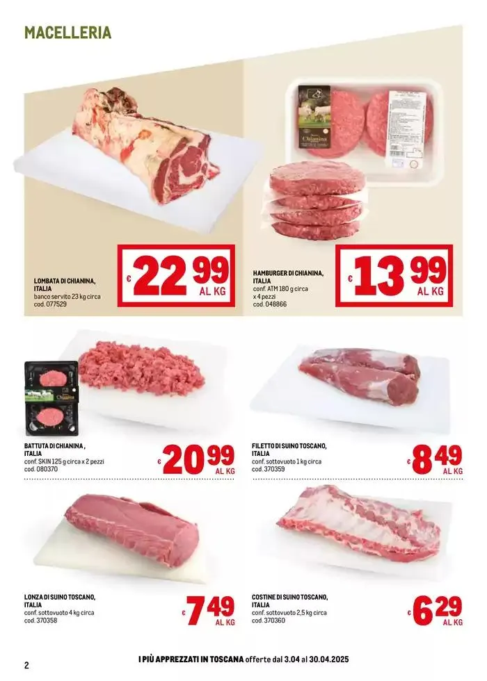 Sapori d'Italia -Toscana da 7 aprile a 30 aprile di 2025 - Pagina del volantino 2