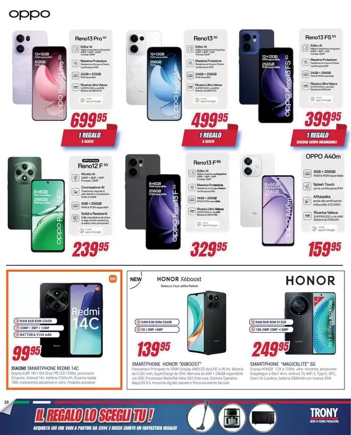 Il regalo lo scegli tu da Trony! da 12 aprile a 7 maggio di 2025 - Pagina del volantino 20